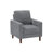 Rachelle 32" Modern & Contemporary Square Arms Chair - Cozy Corduroy Upholstery Chair, Durable Solid Wood & Plywood Frame, Stylish Exposed Faux Wood Legs-1538125575