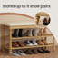  Banc à chaussures rembourré à 2 niveaux-302338318