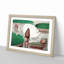 Gigantic Water Lily in Bloom by William Sharp - Picture Frame Painting Print-55608480-55608487