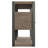 Casa Paros 74'' Solid Wood Top Console Table