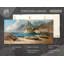 Paysage méditerranéen, toscan, art mural très grand, reproduction d'art-101363723-101363730