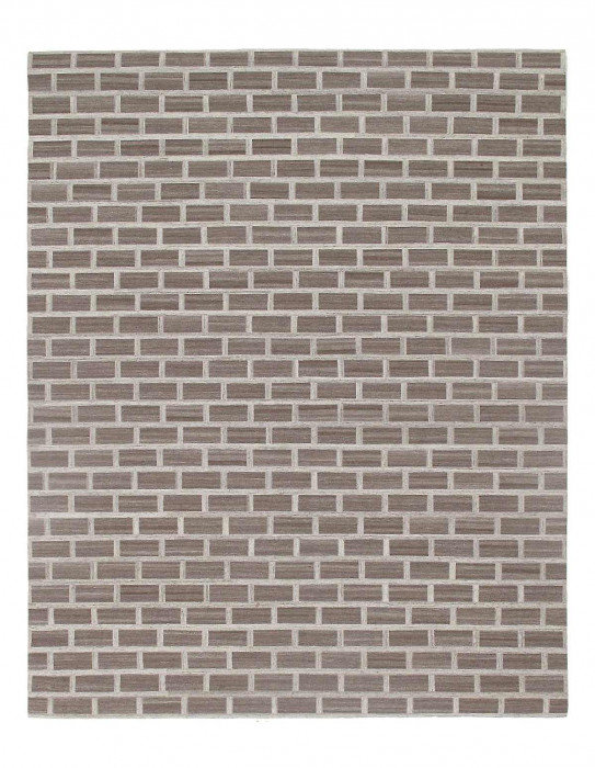 Beige Modern Cowhide Rug 6'X 9'