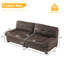 Causeuse en velours 80 po Cloud-1708447670