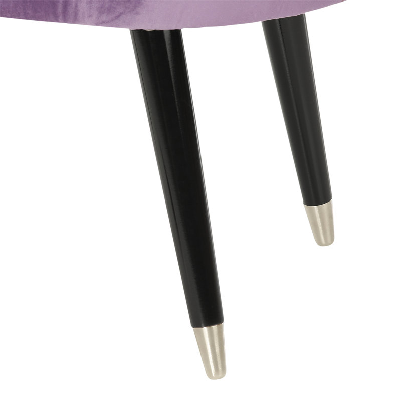 Emi Upholstered Bench, Violet