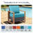 6" Outdoor Cushions For Patio Furniture, 22X24x6 Thick Seat Cushion Set Of 6, Fade Resistant Couch Chair Replacement Cushions High Density Deep Wicker Chair Cushion W/Removable Cover-1207212090