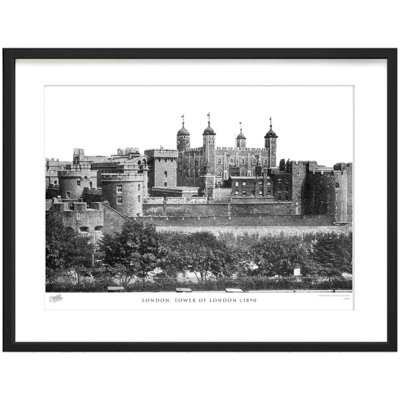 London, Tower Of London C1890 by Francis Frith - Single Picture Frame Print