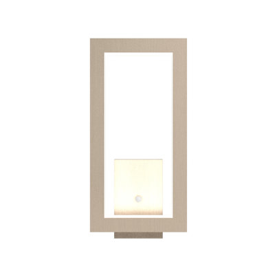Frame Manufactured Wood LED Flush Mounted Sconce