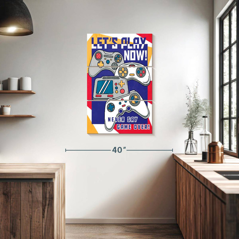 Senne Never Say Game Over, H 38 po x l 24 po