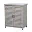 Potting Bench With Storage Cabinet And Metal Table Top For Outdoor Patio-227408075