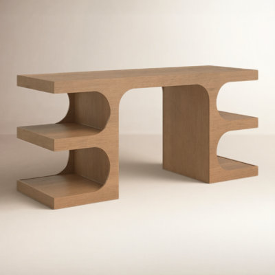 Celie 64 " Oak Writing Desk
