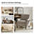 Mooresville Upholstered Armchair with Solid Wood Legs-689332897