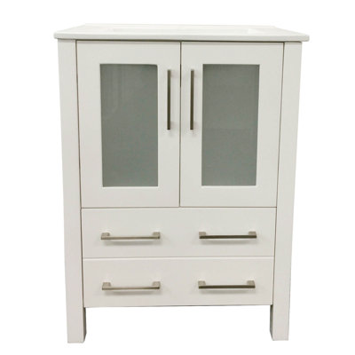 Ensemble de meuble-lavabo simple 24 po 24 po