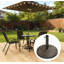Base de parasol d'extérieur, support de parasol élégant, base de parasol d'extérieur en résine