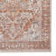 Vintage area rug Machine Woven Rectangle Terracotta-100475212
