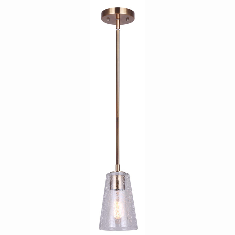 Luminaire suspendu conique à 1 lumière