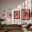 Om in Geometry Minimalist - Framed Print-1419412574-1419412575
