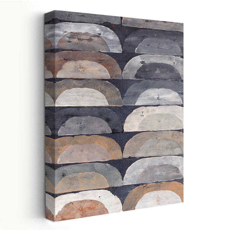 Mid-Century Modern Shape Shift III, 36" H x 24" W