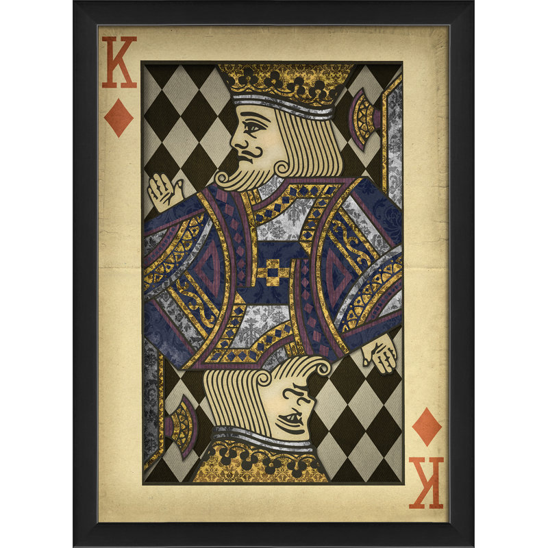 « king of diamants », impression encadrée