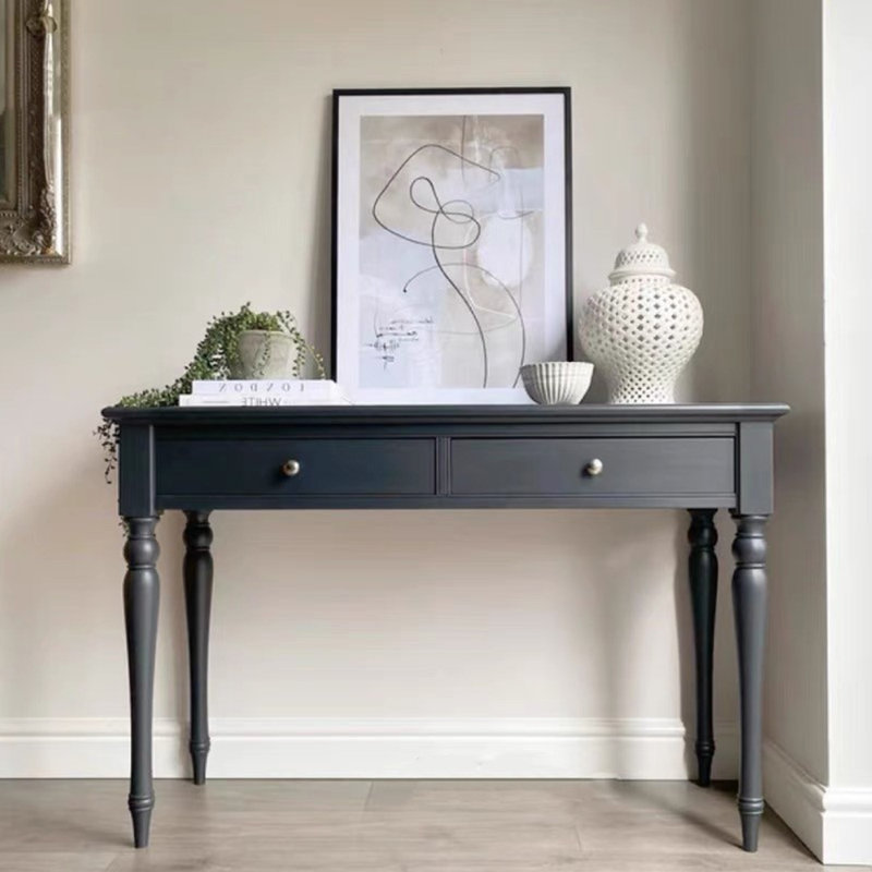 Console en bois de style nordique, H 31 po x l 47,2 po x P 18,5 po