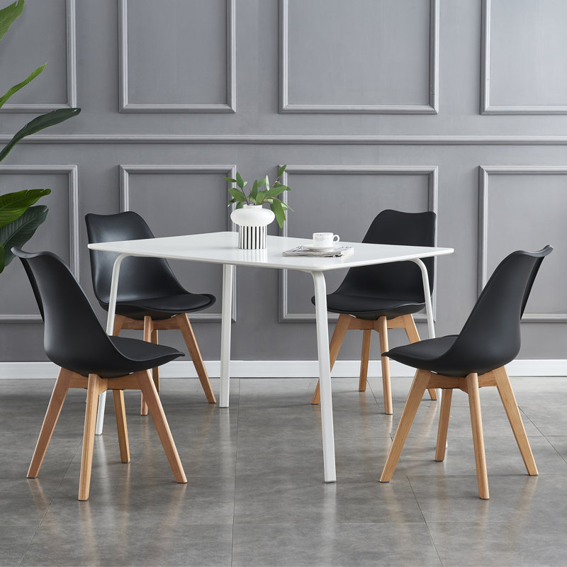 Knutsford Kitchen Dining Chair, Black, 4