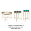 Ensemble de tables-plateaux pliables en métal Jellico, 2 pièces-1504371332