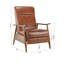 Fauteuil inclinable à accoudoirs en bois-424865039