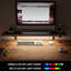 Adjustable L-Shaped Metal Base Standing Desk-1447367519-1447367505