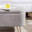 Repose-pieds rembourré avec banc de rangement Deshondra-148010078