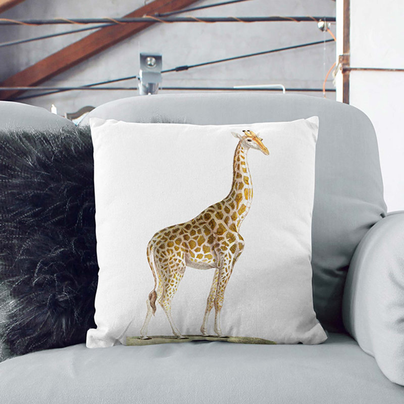 Square Throw Cushion, White, 40cm H x 40cm W x 15cm D