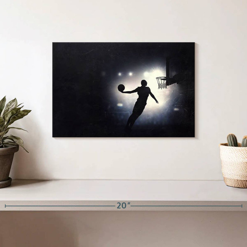 Sireci Basketball Final Dunk, 8" H x 12" W