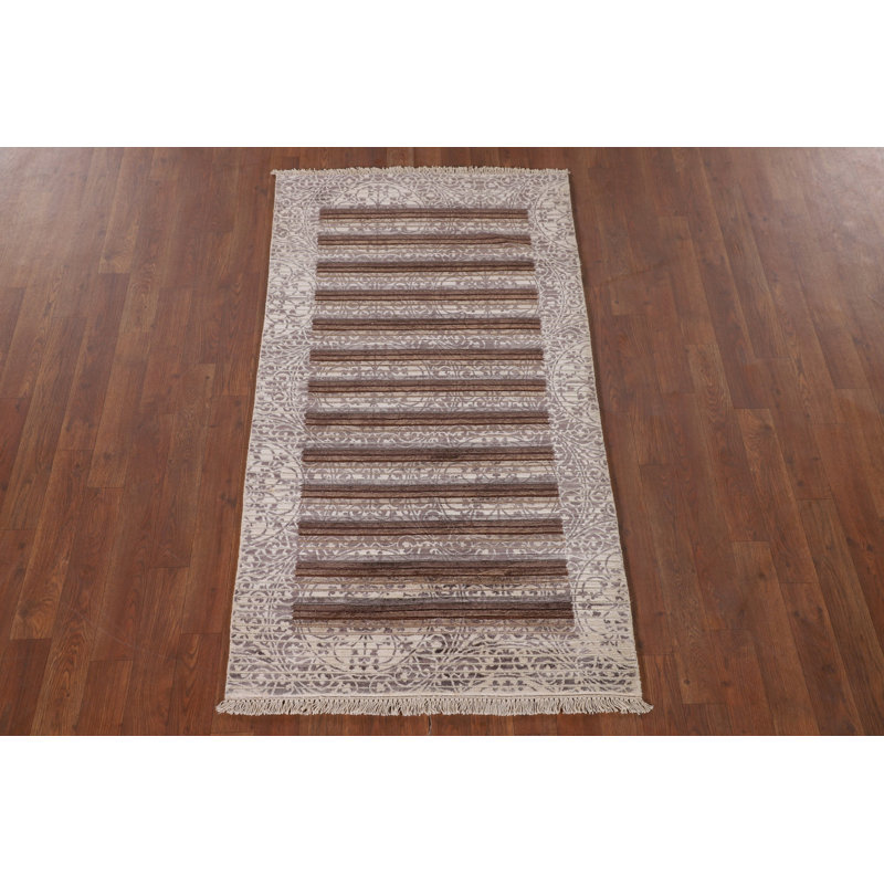 Tapis indien moderne fait à la main 5