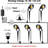 Solar Powered Integrated LED Spotlight Pack