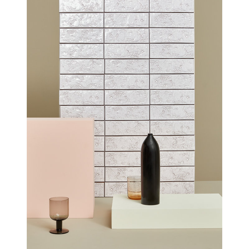 Chamotte Mono 3"x9", Bianco