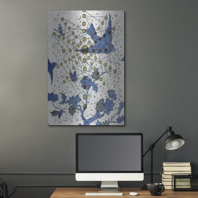  «Chakra Web With Wings» par Lori Arbel, art mural en métal, 24 po x 36 po