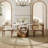 Modern Round Dining Table, Sintered Stone Tabletop With Lazy Susan, Carbon Steel Base Pre-Assembly-118556710-118556709