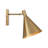 Pharos 1-Light Adjustable Wall Sconce in Noble Brass by Breegan Jane