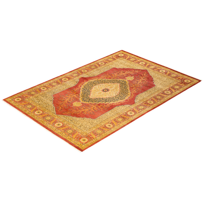 Classic One-of-a-Kind 6' 4" X 8' 10" Hand Knotted Area Rug