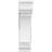 3"W x 12"D x 14"H Standard Thorton Signature Urethane Bracket with Traditional Ends, Primed Tan-101077822