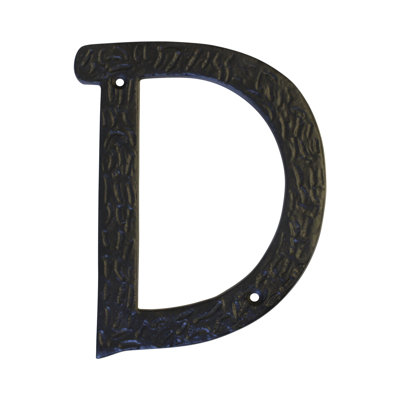 6'' H Metal House Letter