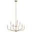 Lustre classique / traditionnel en acier à 9 lumières à intensité variable -1747154136