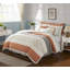Ensemble d'édredon en percale de coton 9 pièces 9 pièces - Cottage avec nervures et dentelle-123412026-123412027