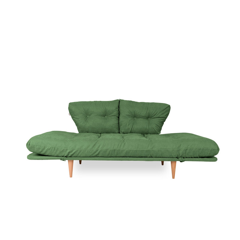 Halcombe 2 Seater Clic Clac Sofa Bed, Green