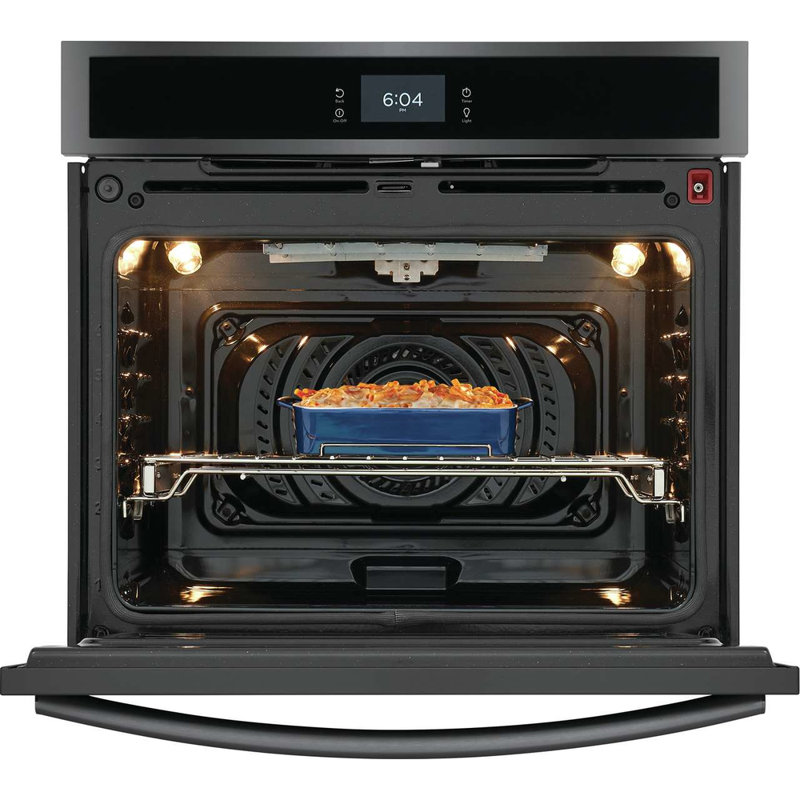 Frigidaire Gallery 30" 5.3 cu. ft Convection Electric Single Wall Oven, Black Stainless Steel
