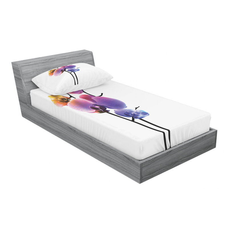 Microfiber Sheet Set, Twin XL Sheet Set with Fitted Sheet