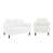 Microfibre / microsuède blanc est en rupture de stock