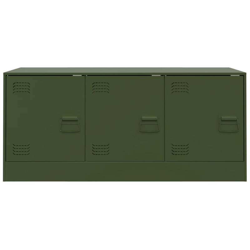 Alamar Unfinished TV Stand for TVs up to 24", Olive