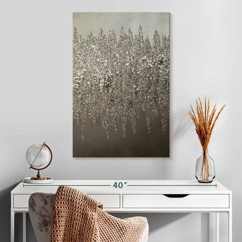 Avery Silver Shimmer, 30" H x 20" W