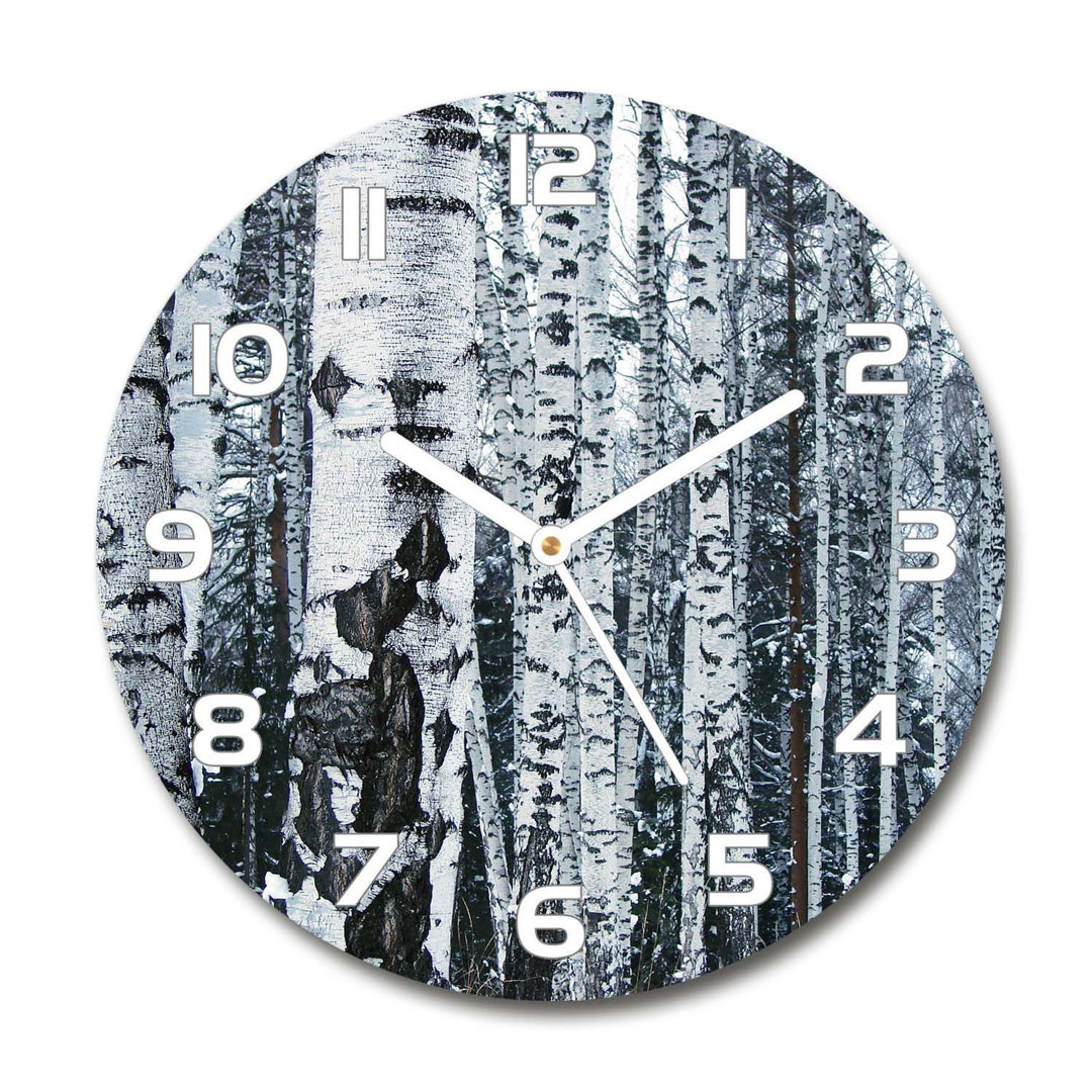 Analoge Wanduhr Birch Trees 30 cm Geräuschlos