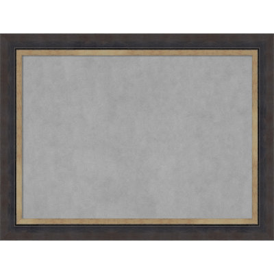 Tableau magnétique encadré brun clair martelé martelé