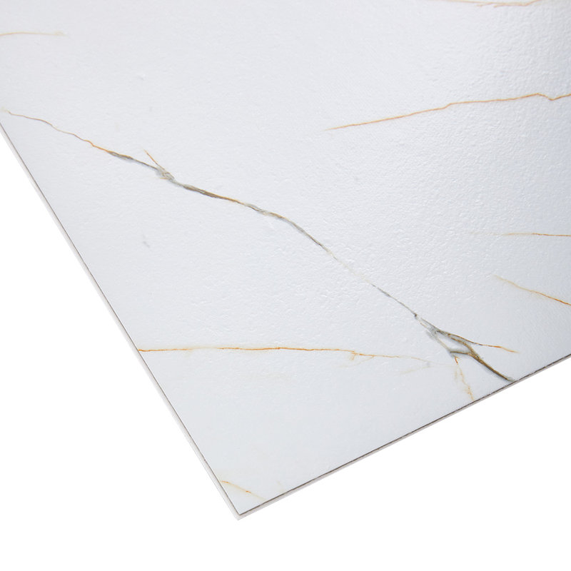 Daryosh 10Pcs Self Adhesive Flooring 30x30 cm PVC Tile in White